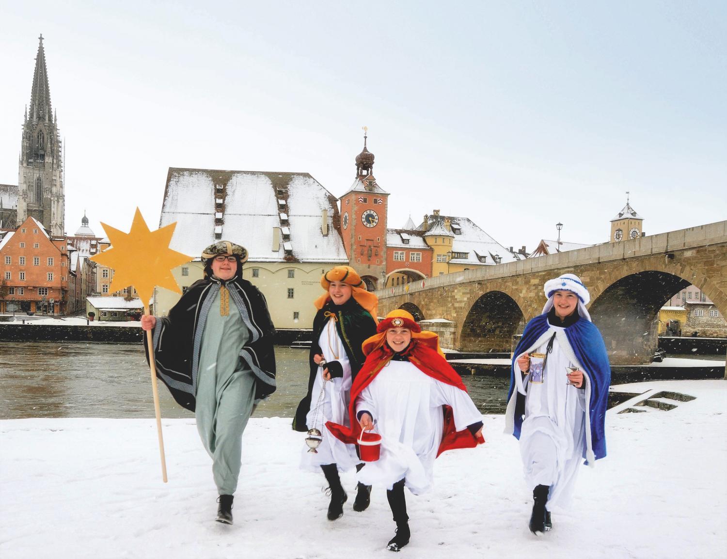 Die Sternsinger sind in Diesenbach unterwegs!