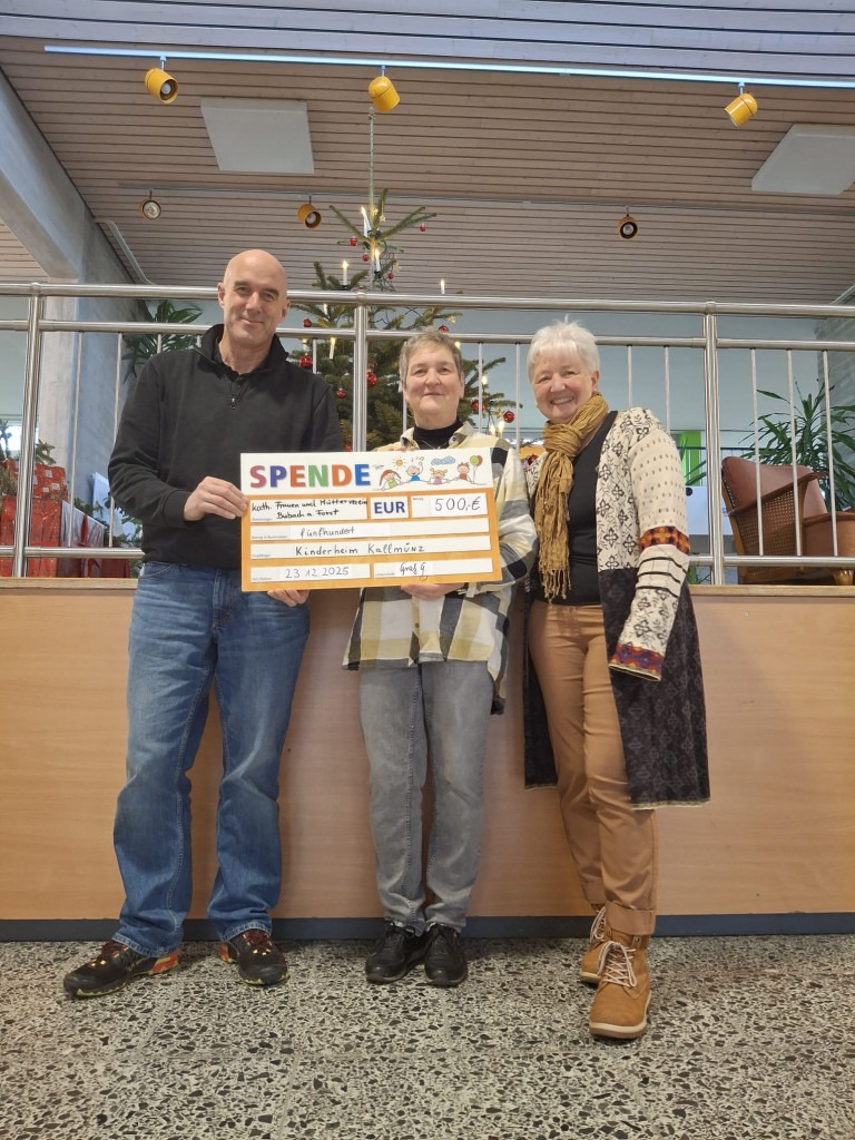 Spendenübergabe des KFMV Bubach am Forst