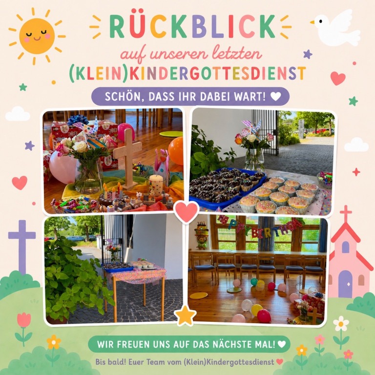 Diesenbach: Rückblick auf unseren letzten (Klein)Kindergottesdienst