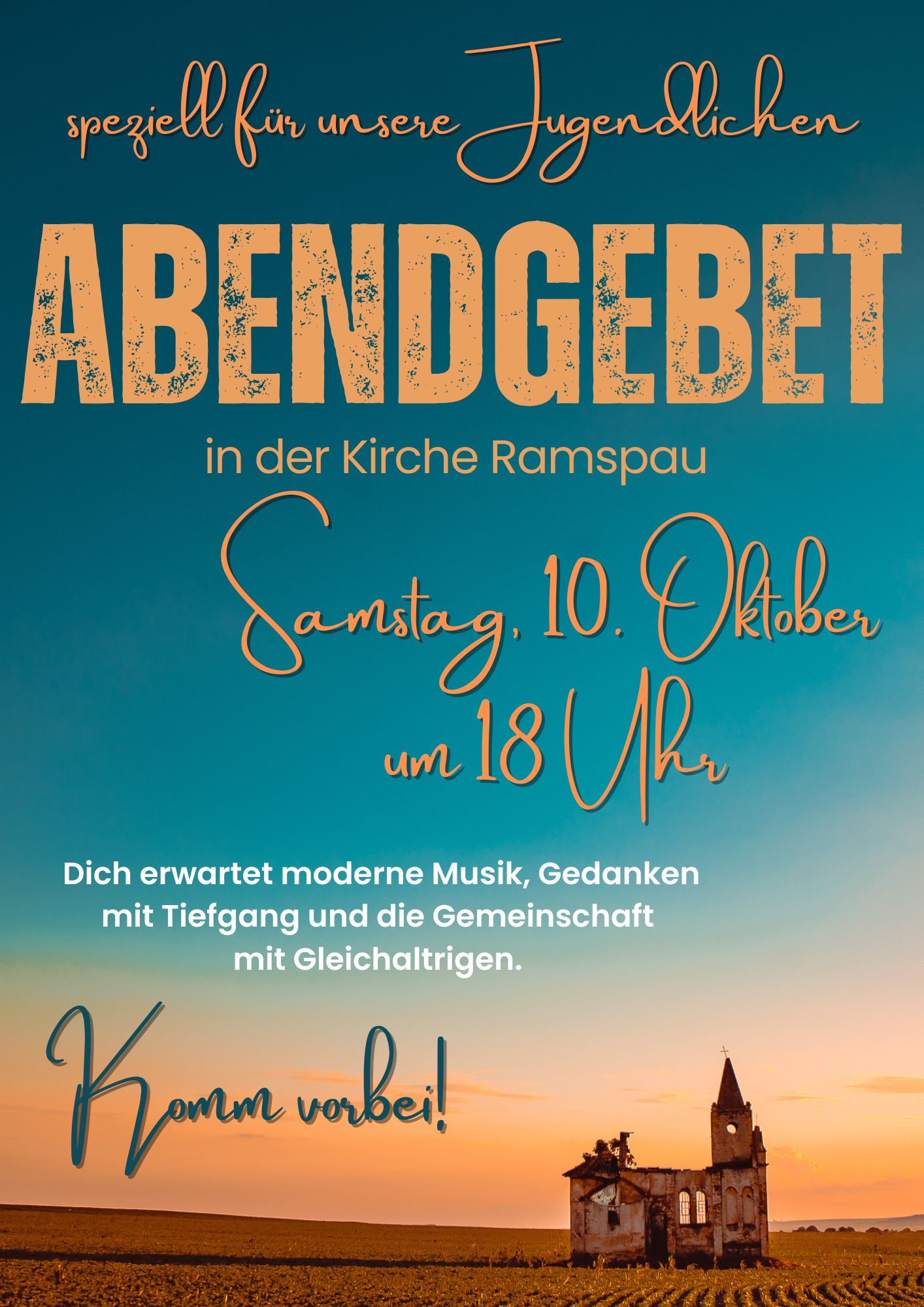 Abendgebet für Jugendliche
