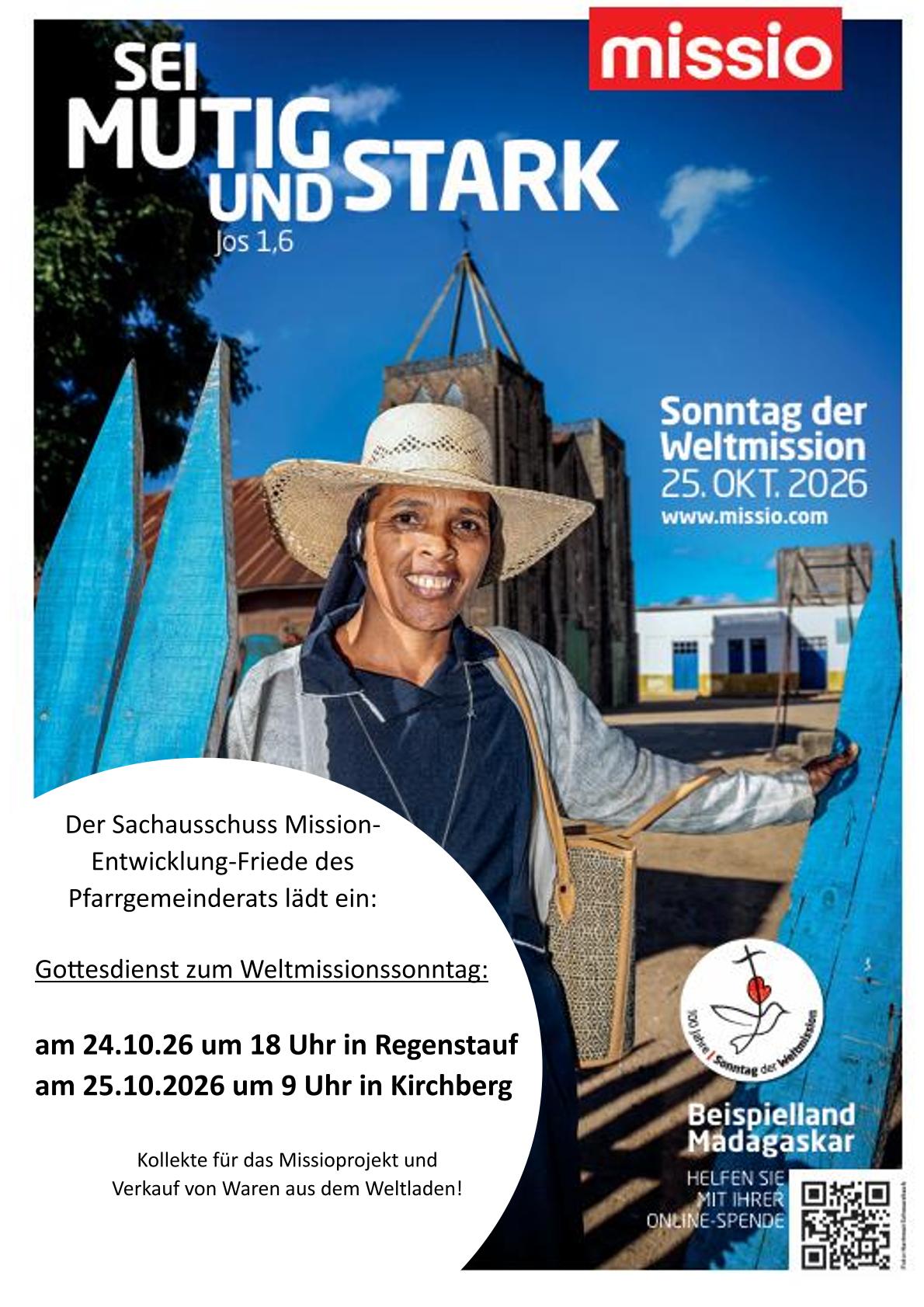 Gottesdienst zum Weltmissionssonntag